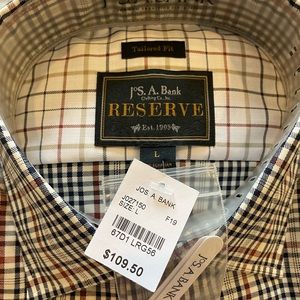 Jos A. Bank Reserve Mens Dress Shirt - New with Tags